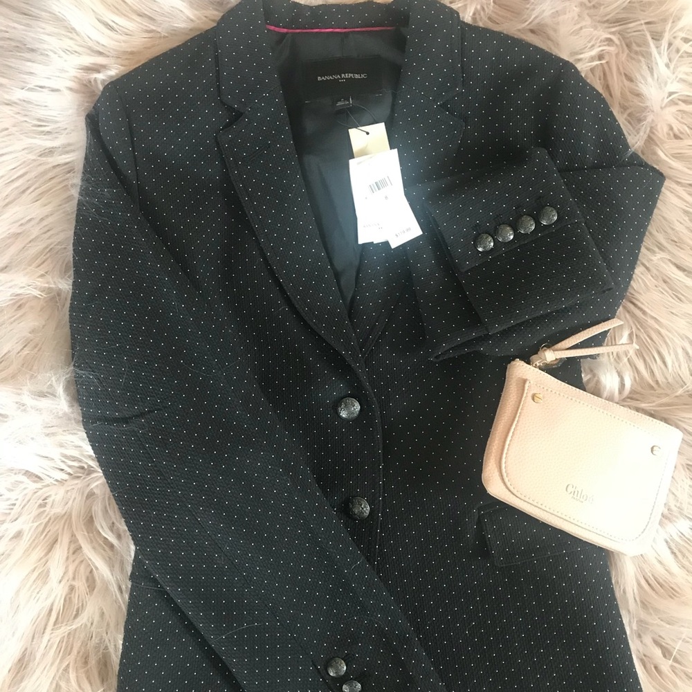 Banana Republic Dots Blazer
